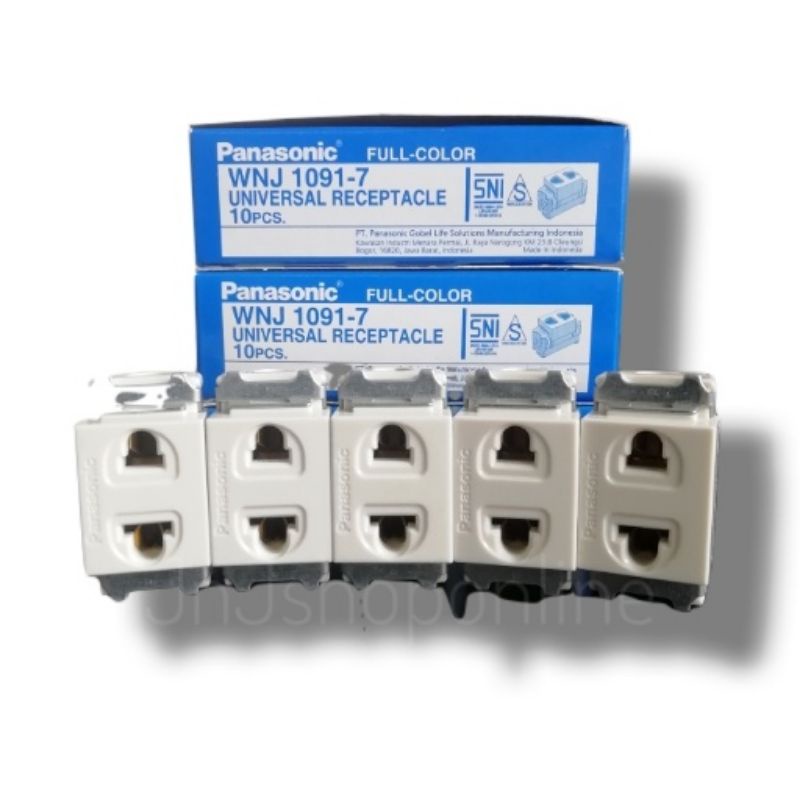 Saklar panasonic, WNJ 1091-7, mata stop lama Panasonic