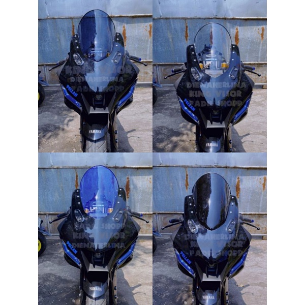 VISOR R15 V4 FULL JENONG WINDSHILED R15 V4 FULL JENONG PLUS LIST KARET