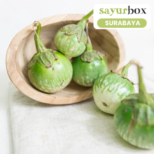 

Terong Lalap Hijau Conventional 250 gram (Sayurbox) - SURABAYA