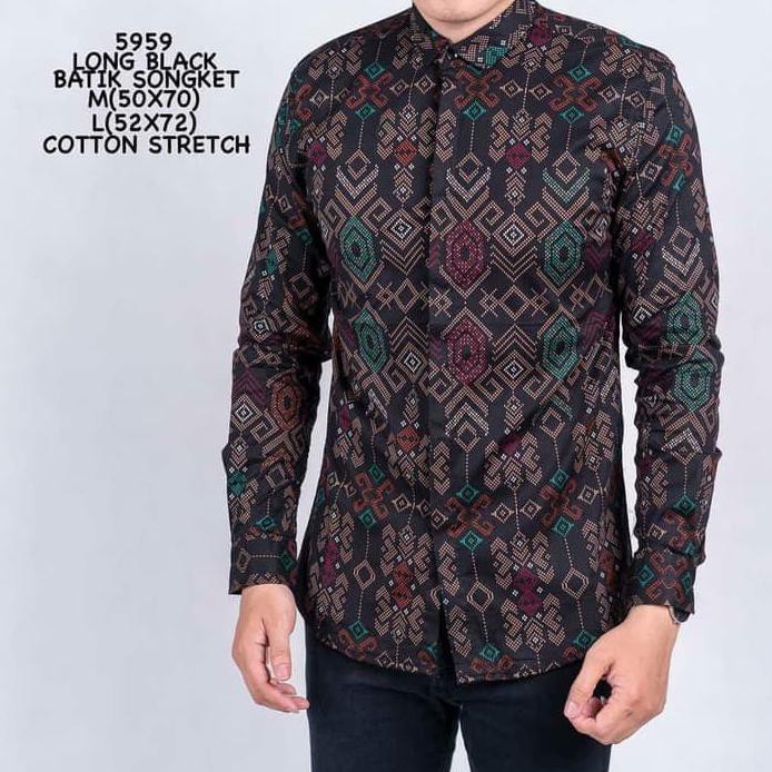 Kemeja Batik Lengan Pendek Pria/Kemeja Batik Pria/Kemeja Batik Murah - Hijau Tosca, M Top Quality