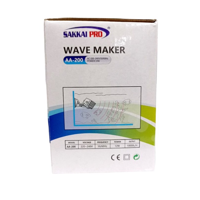 Pompa arus ombak WAVE MAKER SAKKAI AA 200