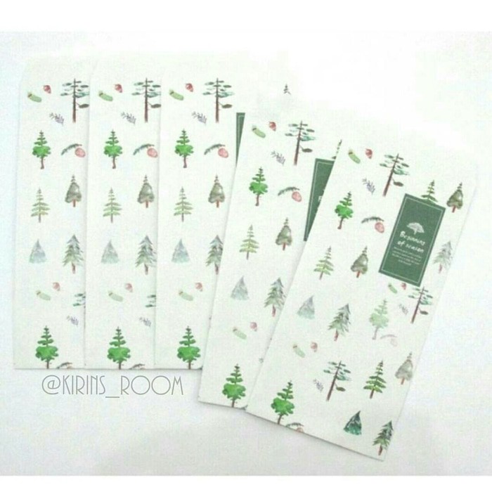 

Amplop Persegi Panjang Buka Atas / Envelope Seri Motif Season (C)