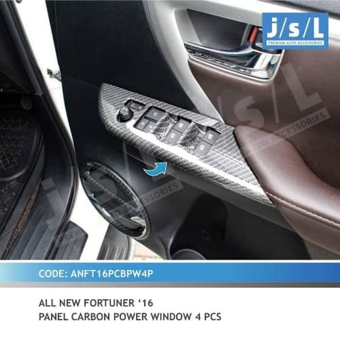 Panel Interior Carbon All New Fortuner 13 Pcs