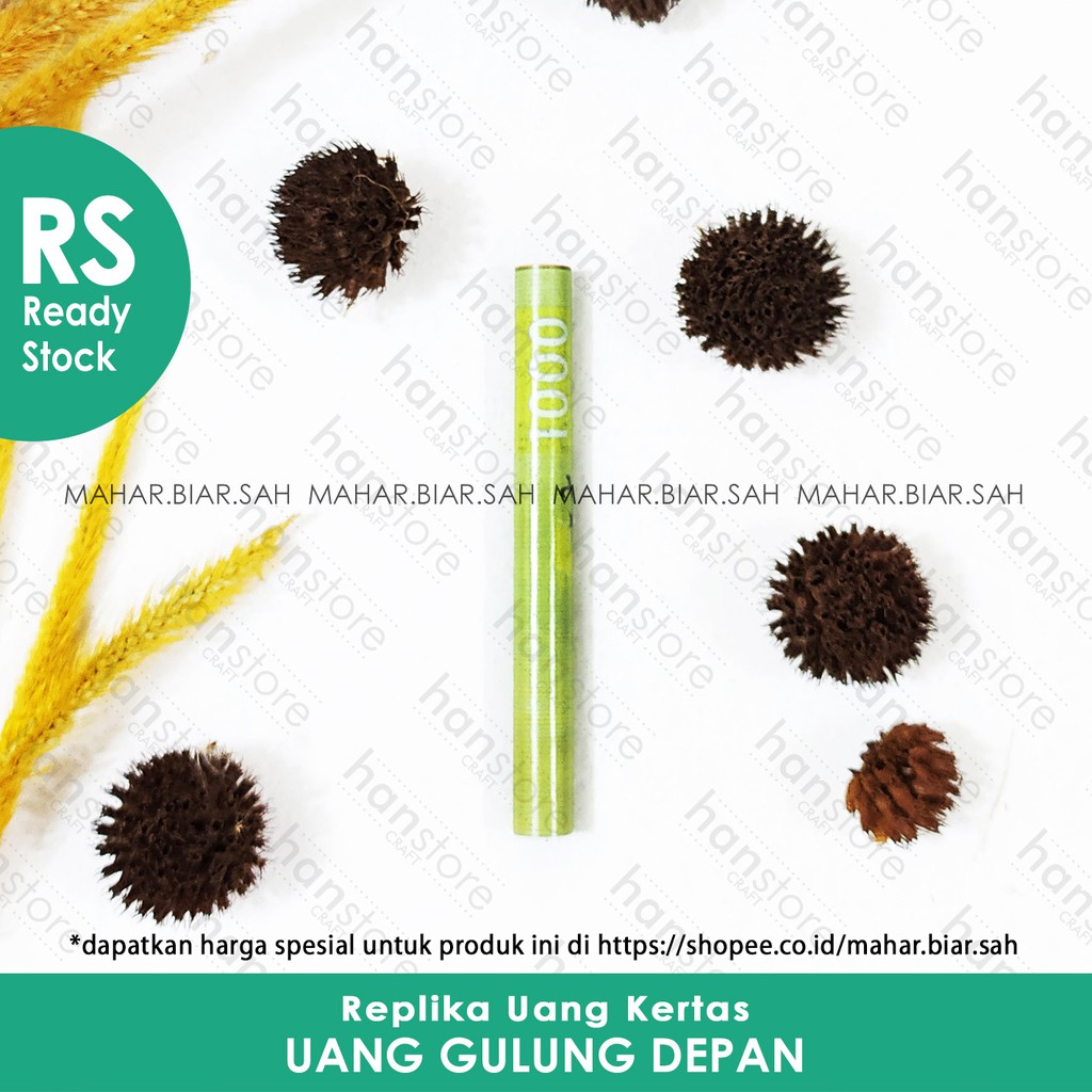 RS Origami Gulungan dari Replika Uang Kertas untuk mahar / Dekorasi / Mahar / Seserahan / Scrapbook