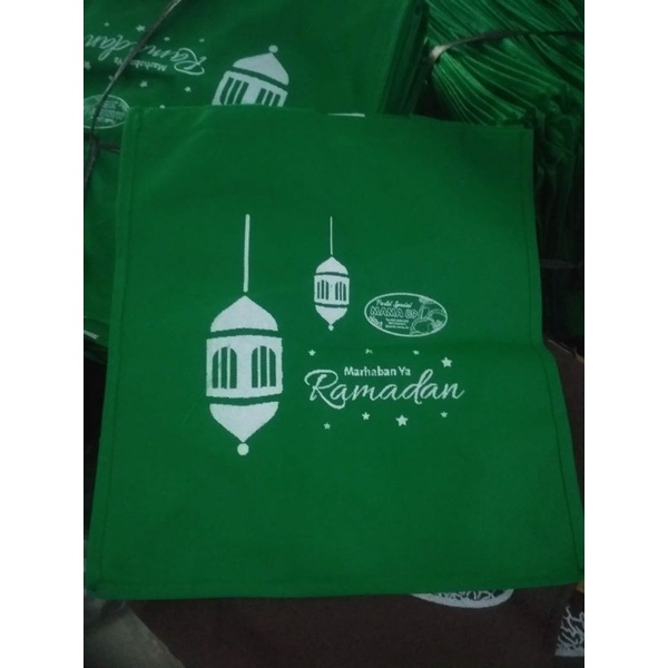 

tas parcel lebaran custom sablon nama