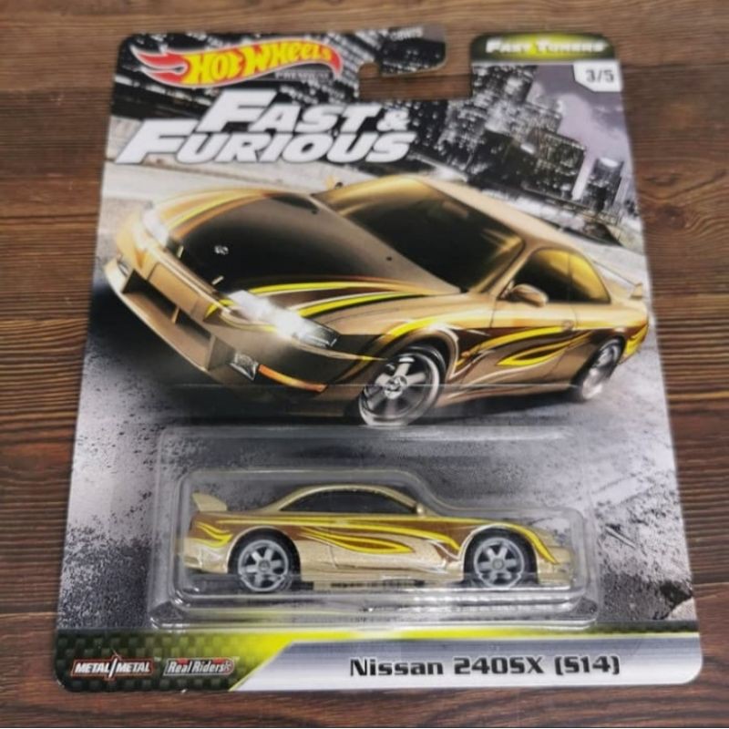 Hot Wheels Fast Tuners Nissan 240SX S14 240 SX S 14 (S14) HW FNF Fast and Furious Premiun Mobil