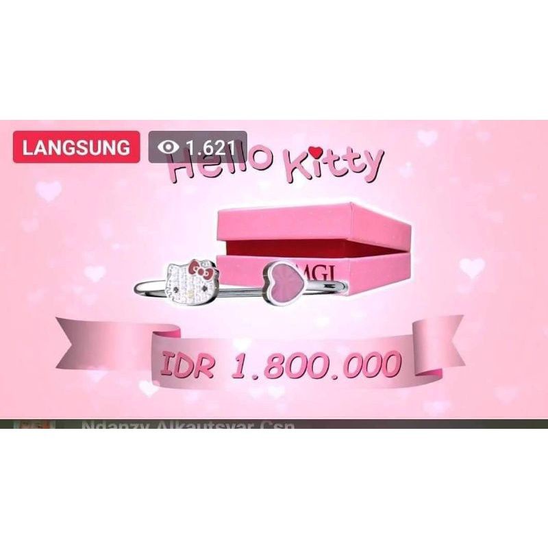 Gelang hello Kitty MCI 100% original