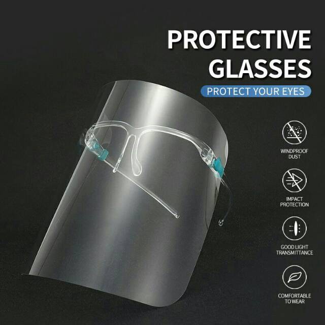 ALKES - Face Shield Kacamata Nagita Premium Import With Box