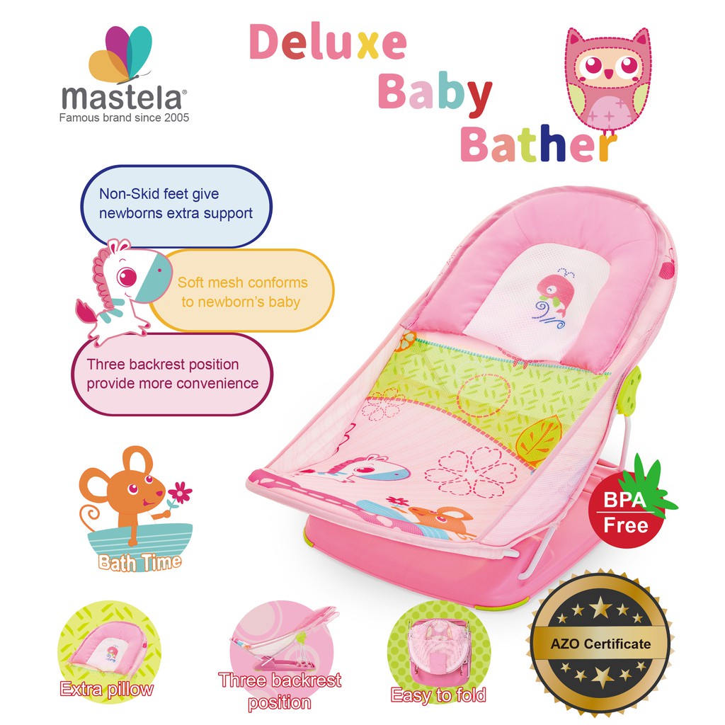 Makassar - Bubble Baby by Mastela Deluxe Baby Bather / Kursi Mandi Bayi