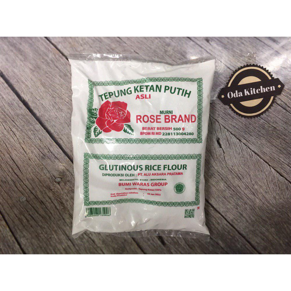 TEPUNG BERAS KETAN PUTIH ROSE BRAND 500gr