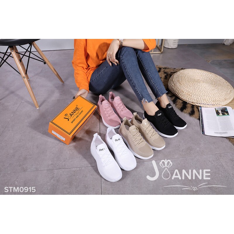 RESTOCK! [ORIGINAL] JOANNE FlyKnit Sneakers Shoes Sepatu Wanita #STM0915