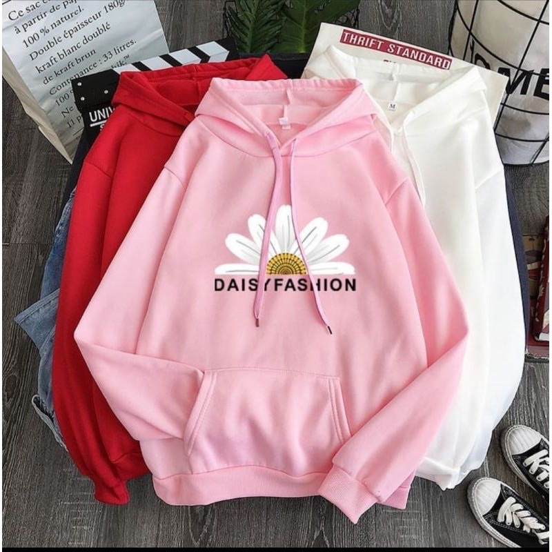 SWEATER DAISY FASHION MURAH FLEECE