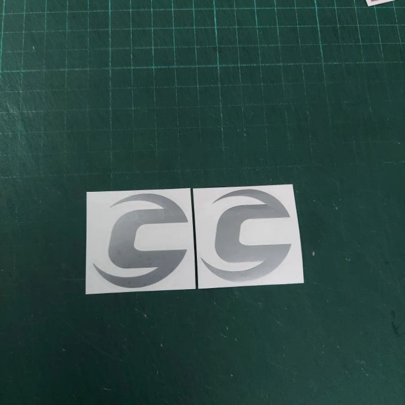 Sticker Cutting Logo Cannondale isi 2 pcs