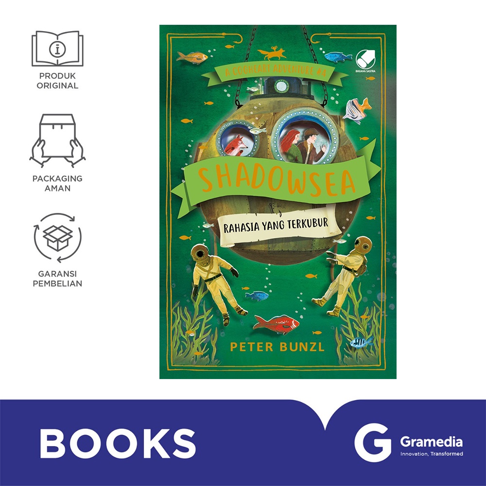 Novel Seri A Cogheart Adventure #4: Shadowsea (Peter Bunzl)