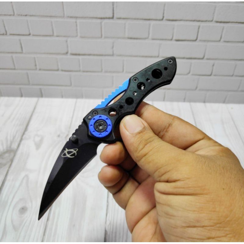 PISAU LIPAT MR-1 CHAOS BIRU SURVIVAL