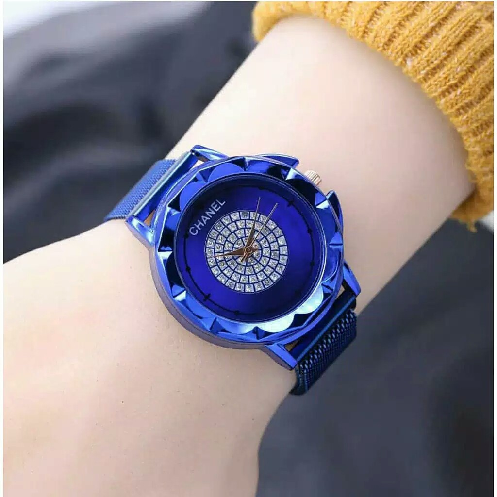 Jam Tangan wanita CH02 Rantai Pasir Magnet Super || Anti Air | Murah