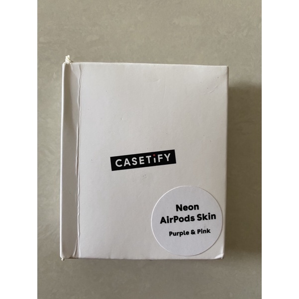 Casetify AirPods Silicone Purple and Pink