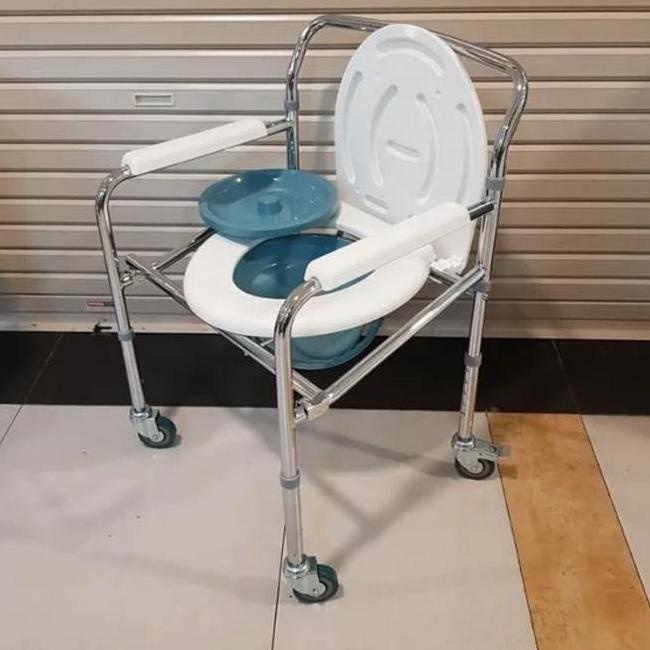 Commode Chair Kursi Bab Gea 696 Pakai Roda Non Cod