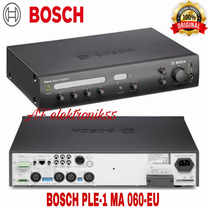 Mixer Amplifier Bosch Plena PLE 1 MA 060 EU Original