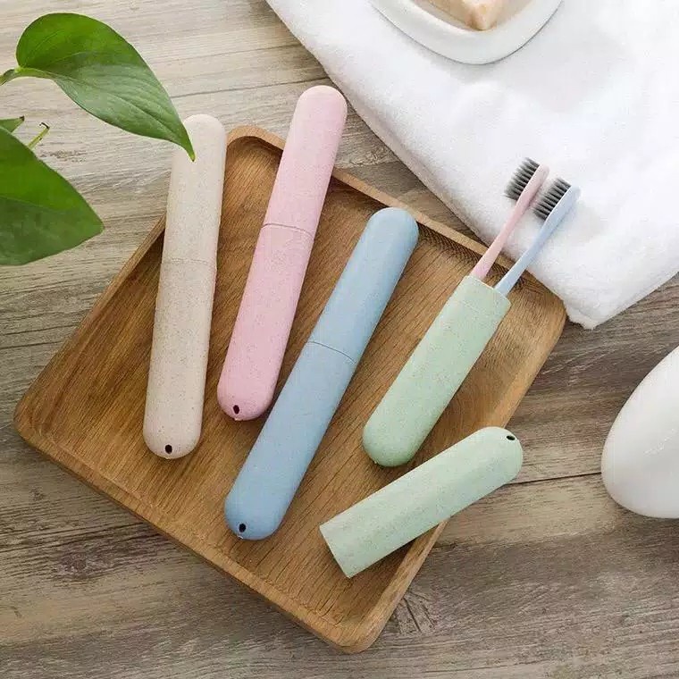 Tempat Sikat Gigi JERAMI Tempat Penyimpanan Sikat Gigi Odol JERAMI Toothbrush Box Sikat Gigi Murah