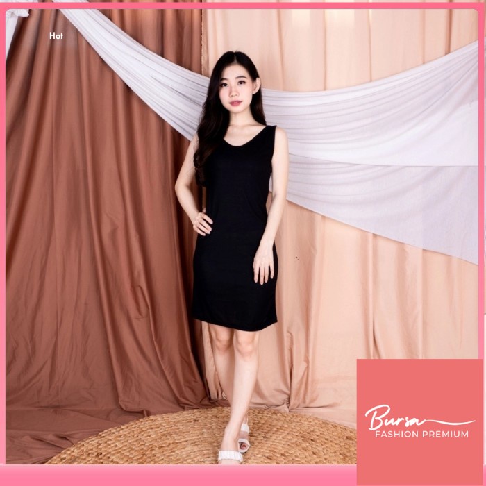 Dress Simple Wanita Korea / Dress Wanita Korea / Dress Wanita Sexy