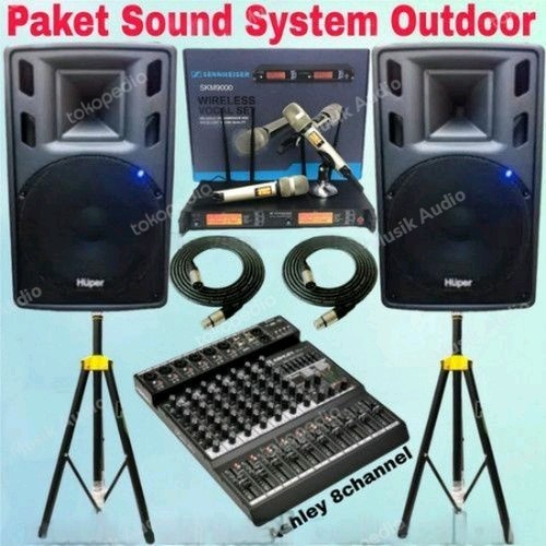 Paket Sound System Outdoor Cafe Rapat HUPER 15inch 15 HA400 ASHLEY