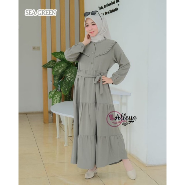 Kinan Dress / Kinan By Alleya Style / Dress Original Alleya / Dress Tiffany Crepe