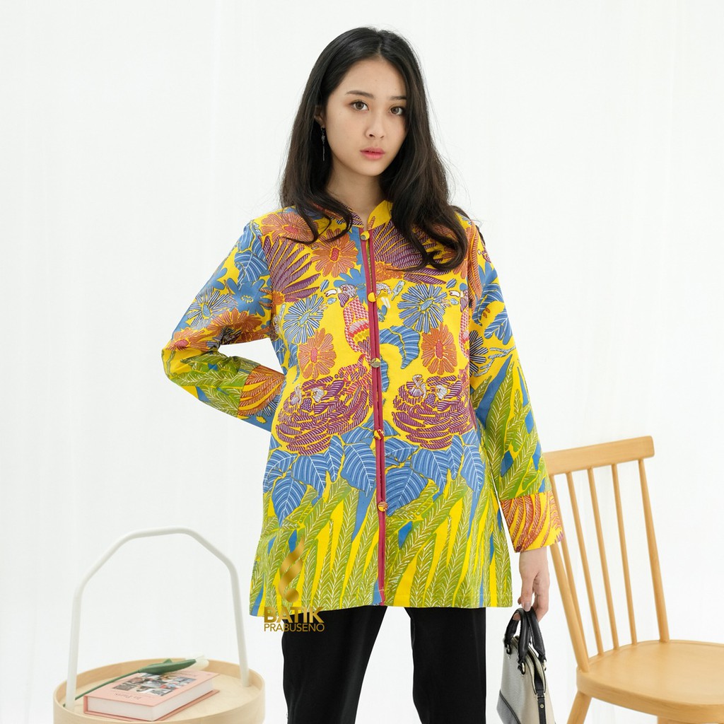 BATIK PRABUSENO BLOUSE SHABY ATASAN BAJU BATIK WANITA PRABUSENO / ATASAN WANITA / BLOUSE WANITA