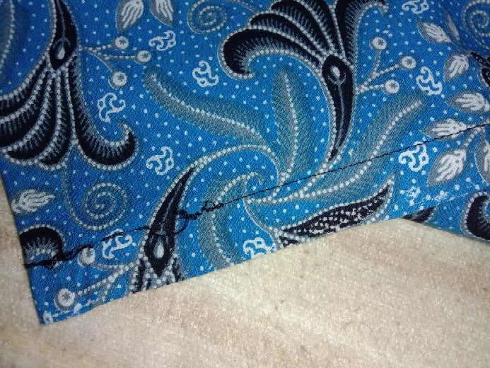 Trolistore Batik Pria Motif Kembang Terompet Trompet Kemeja Batik Pria Atasan Kasual Lengan Pendek