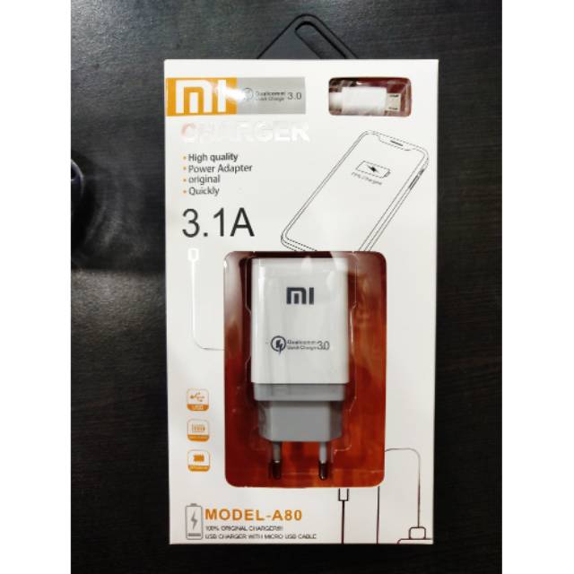 TC/Charger XIAOMI BRANDED 3A CASAN XIAOMI