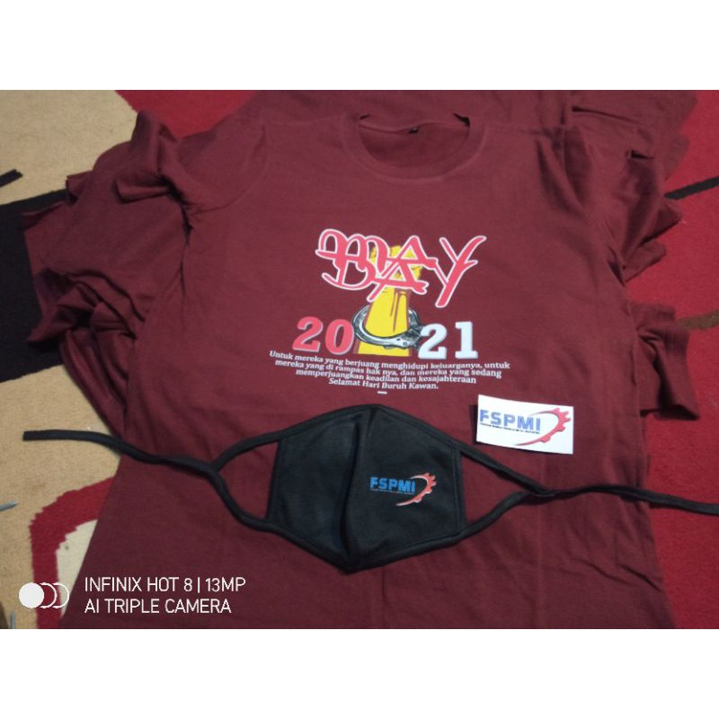 Kaos MAY DAY 2021 FSPMI khusus lengan panjang