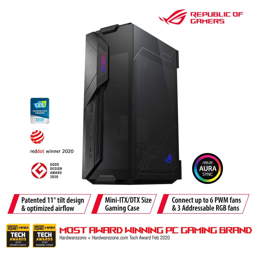 Gaming Case ASUS ROG Z11 Mini ITX / DTX PC Casing - GR101 BK