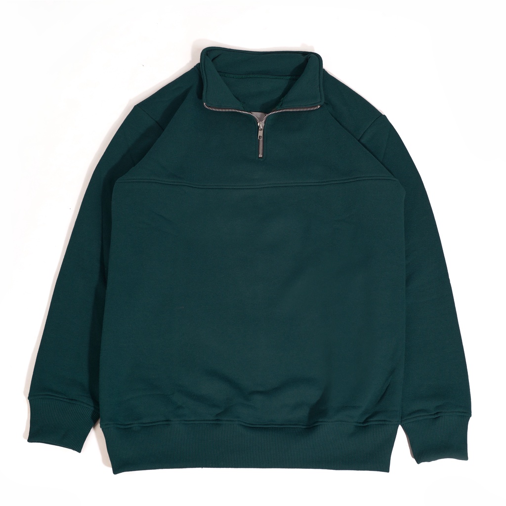 Halfzip Sweatshirt Forest Green