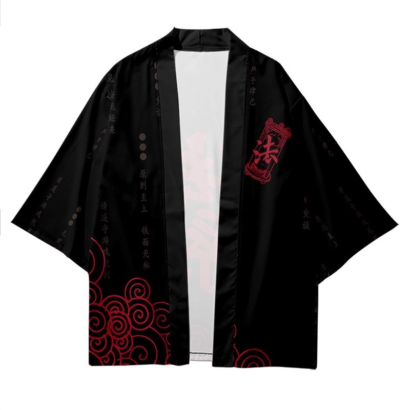 KIMONO CARDINGAN IMPORT PRIA WANITA JEPANG HARAJUKU KOREA M-2XL TB17