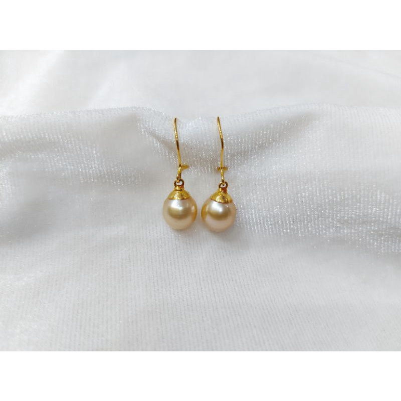 Anting Mutiara Air Laut Asli