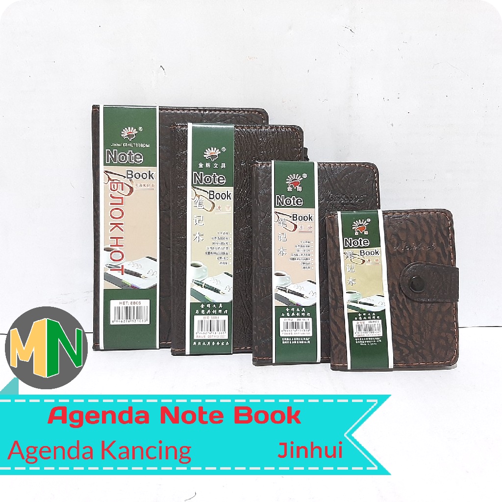 

Agenda Pocket Note Book Kancing Buku Catatan Jinhui