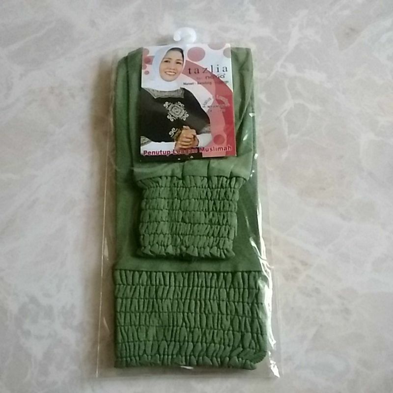 manset tangan kerut pendek /manset tangan original TAZLIA/manset SMOKE-Hijau army