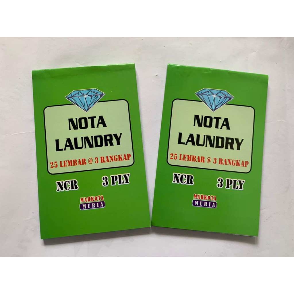 

NOTA LAUNDRY RANGKAP 3, NON CUSTOM, LANGSUNG TEMBUS