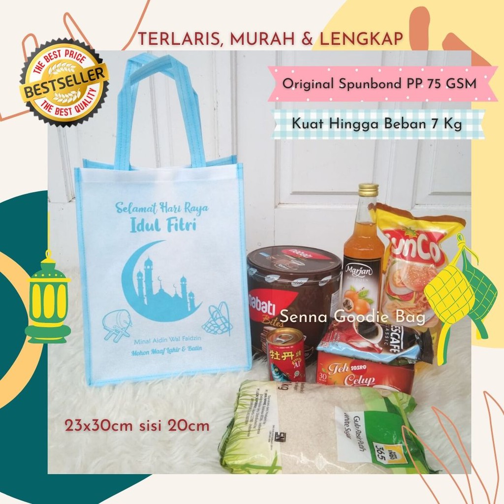 Tas Parcel Lebaran Goodie Bag Hantaran Lebaran Tas Parsel Lebaran Marhaban Ya Ramadhan Idul Fitri Murah Promo Jakarta Terlaris