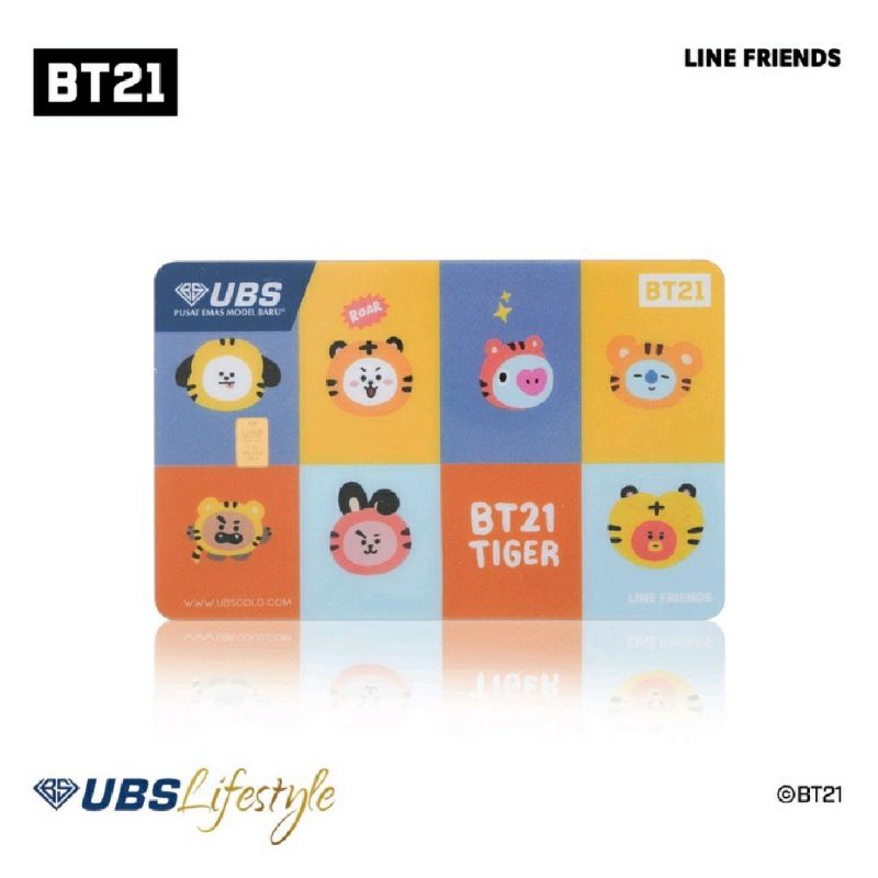 UBS BT21 Tiger 0,1 gr