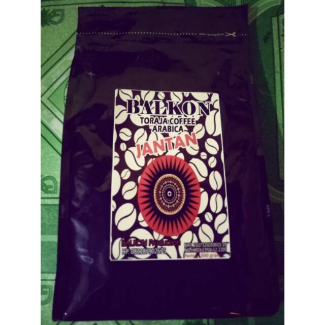 

Balkon Coffee Toraja Arabika Biji Pilihan (Jantan)