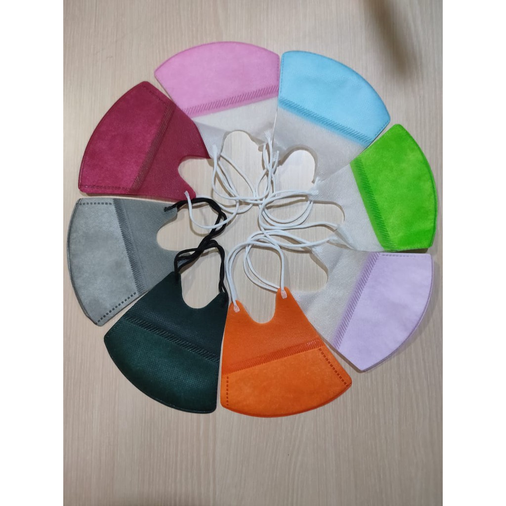 Masker Duckbill 3D DEWASA Masker Earloop Adult Warna Warni Eceran