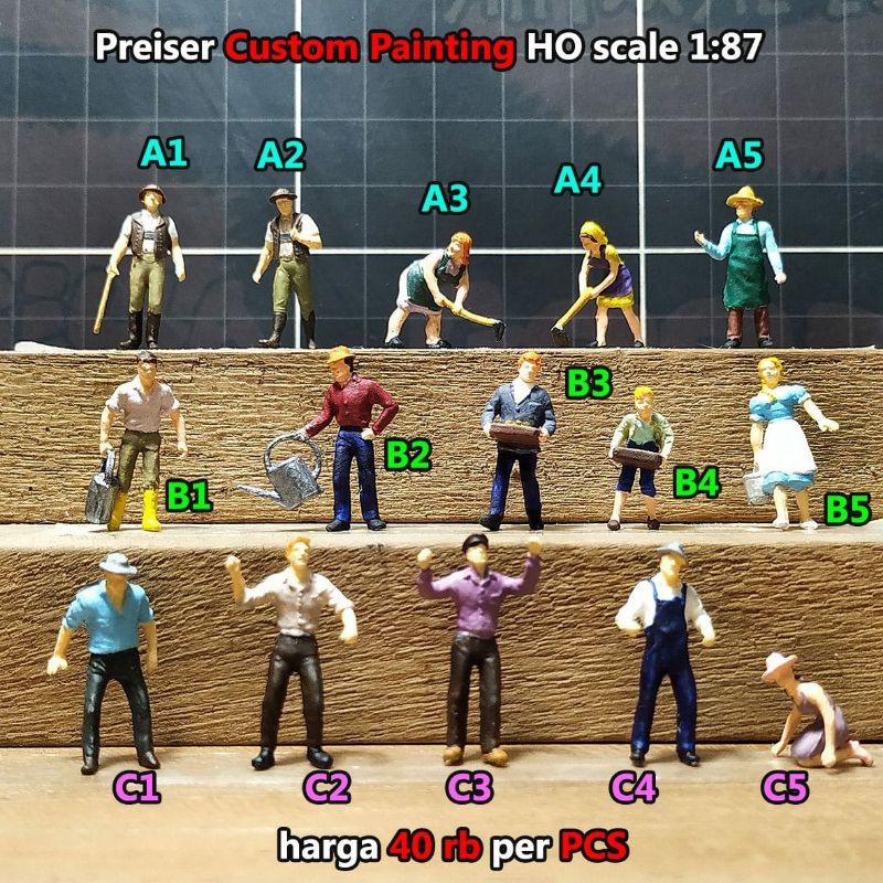 Preiser Custom Painting Skala 1:87