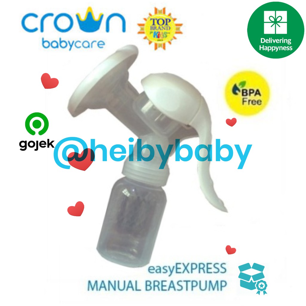 Crown Baby easyEXPRESS Manual Breast Pump / Pompa Asi