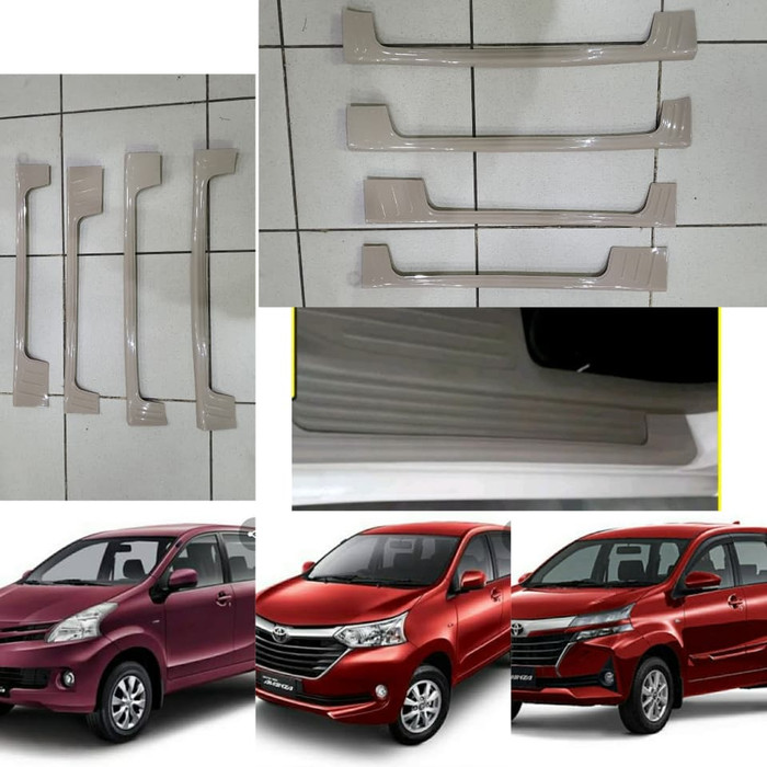 Sill plate sillplate samping pintu toyota ALL NEW grand AVANZA / xenia 2012 sd 2021 / veloz hitam cream 2013 2014 2015 2016 2017 2018 2019 2020