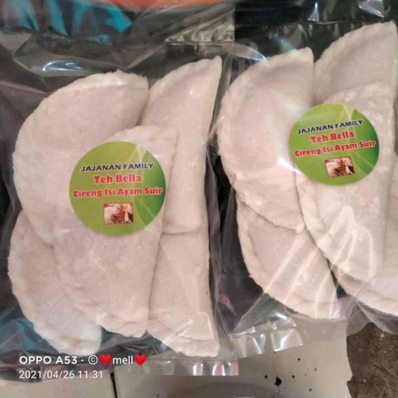 

CIRENG ISI AYAM SUIR PEDAS /ORIGINAL (isi 10 pcs)