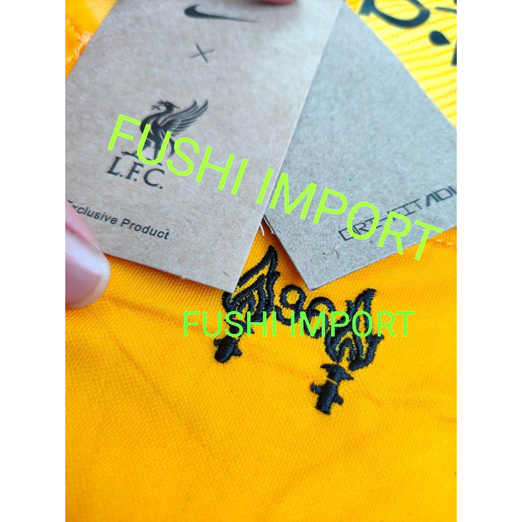 HQ JERSEY BOLA LVRPLL GOALKEEPER KIPER KUNING 2022 GO HQ