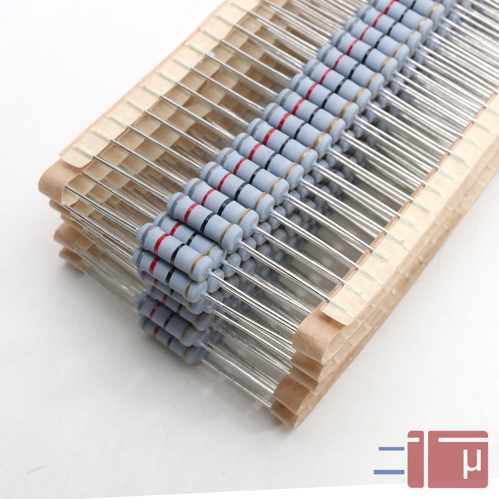 Resistor 82R 82 Ohm 2W Metal Oxide 5% Taiwan Kaki Tembaga