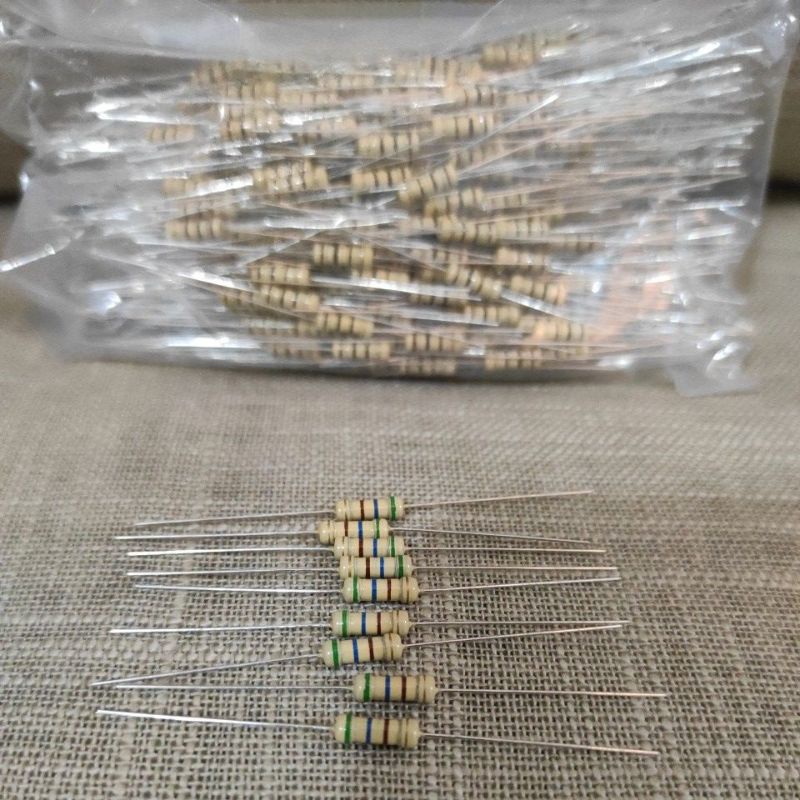 Per 10 PCS,RESISTOR 1/2W 1K 1K2 1K5 1K8 1R 1R2 1R8 10K 10R 100K 100R 12K 12R120K120R15K 15R 150K270R