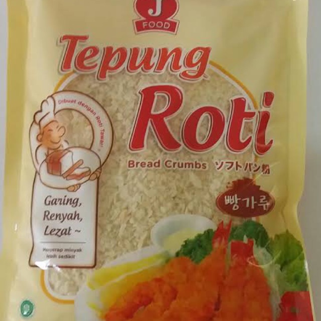 J FOOD TEPUNG ROTI BREAD CRUMBS 250g